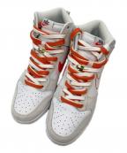 NIKEナイキ）の古着「DUNK HIGH SE FIRST USE」｜WHITE/ORANGE