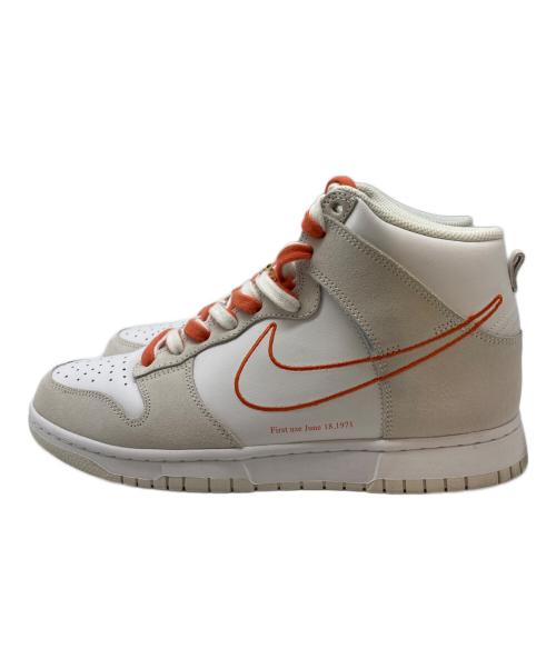 NIKE（ナイキ）NIKE (ナイキ) DUNK HIGH SE FIRST USE WHITE/ORANGE サイズ:SIZE 28cmの古着・服飾アイテム