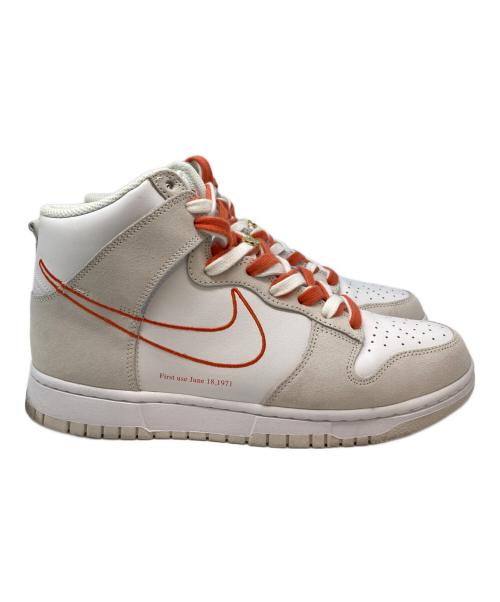 NIKE（ナイキ）NIKE (ナイキ) DUNK HIGH SE FIRST USE WHITE/ORANGE サイズ:SIZE 28cmの古着・服飾アイテム