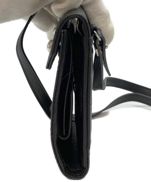 Salvatore Ferragamo（サルヴァトーレ フェラガモ）Salvatore Ferragamo (サルヴァトーレ フェラガモ) ショルダーウォレット ブラックの古着・服飾アイテム