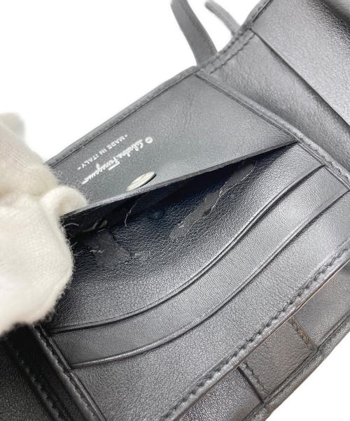 Salvatore Ferragamo（サルヴァトーレ フェラガモ）Salvatore Ferragamo (サルヴァトーレ フェラガモ) ショルダーウォレット ブラックの古着・服飾アイテム