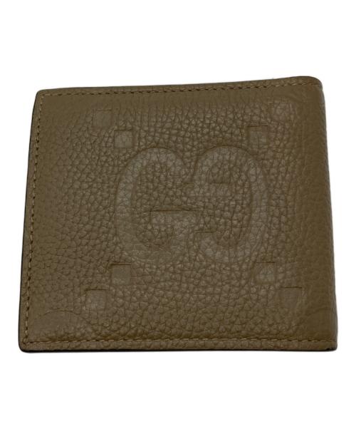 GUCCI（グッチ）GUCCI (グッチ) ジャンボGG コインウォレット ベージュの古着・服飾アイテム