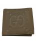 GUCCI (グッチ) ジャンボGG コインウォレット ベージュ：33000円