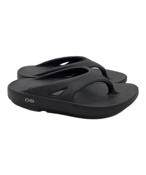 OOFOS（ウーフォス）OOFOS (ウーフォス) リカバリーサンダル ブラック サイズ:40の古着・服飾アイテム