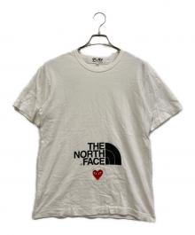 PLAY COMME des GARCONS×THE NORTH FACE（プレイコムデギャルソン×ザ ノース フェイス）の古着「ハートロゴクルー」｜ホワイト