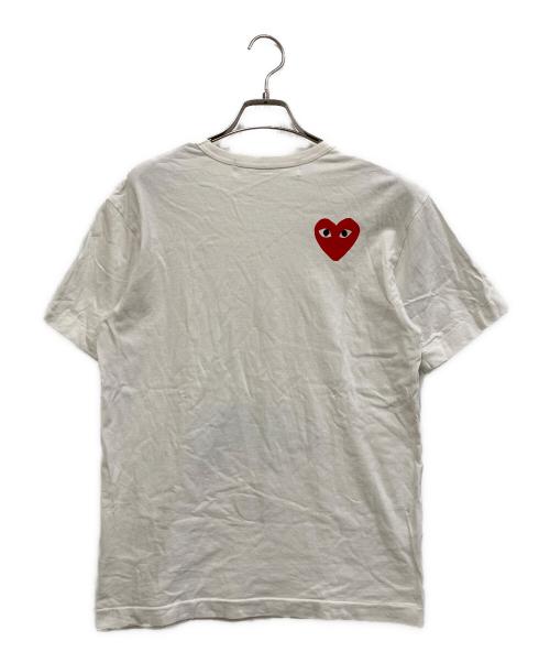 PLAY COMME des GARCONS（プレイコムデギャルソン）PLAY COMME des GARCONS (プレイコムデギャルソン) THE NORTH FACE (ザ ノース フェイス) ハートロゴクルー ホワイト サイズ:SIZE Mの古着・服飾アイテム