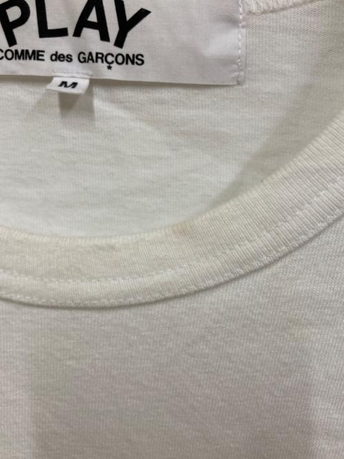 PLAY COMME des GARCONS（プレイコムデギャルソン）PLAY COMME des GARCONS (プレイコムデギャルソン) THE NORTH FACE (ザ ノース フェイス) ハートロゴクルー ホワイト サイズ:SIZE Mの古着・服飾アイテム
