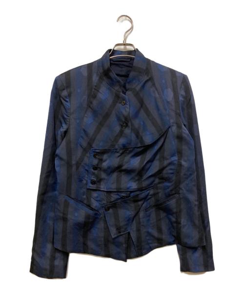 MARITHE+FRANCOIS GIRBAUD（マリテフランソワジルボー）MARITHE+FRANCOIS GIRBAUD (マリテフランソワジルボー) テーラードジャケット ネイビー サイズ:SIZE Lの古着・服飾アイテム