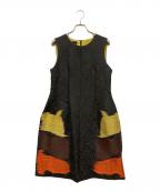 PAOLA FRANIパオラフラーニ）の古着「ノースリーブワンピース」｜ブラック