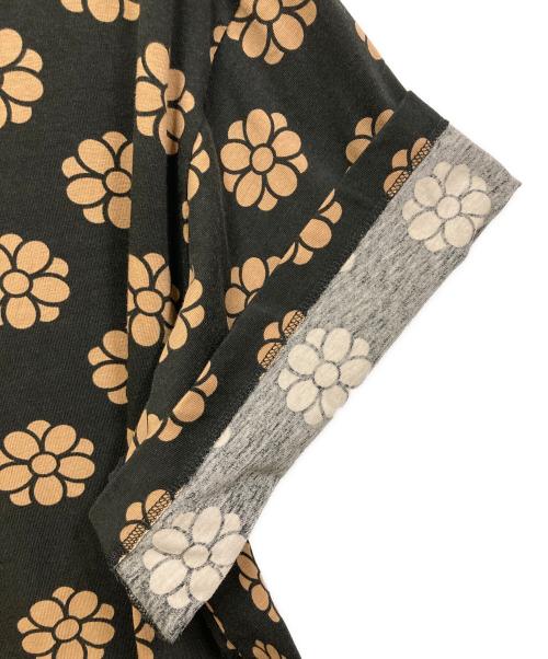 MM6 Maison Margiela（エムエムシックスメゾンマルジェラ）MM6 Maison Margiela (エムエムシックスメゾンマルジェラ) ポルカドットフラワートップス ブラック×ベージュ サイズ:SIZE Sの古着・服飾アイテム