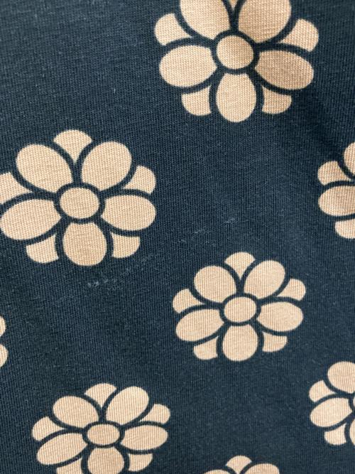 MM6 Maison Margiela（エムエムシックスメゾンマルジェラ）MM6 Maison Margiela (エムエムシックスメゾンマルジェラ) ポルカドットフラワートップス ブラック×ベージュ サイズ:SIZE Sの古着・服飾アイテム