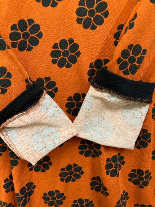 MM6 Maison Margiela（エムエムシックスメゾンマルジェラ）MM6 Maison Margiela (エムエムシックスメゾンマルジェラ) ポルカドットフラワーワンピース オレンジ サイズ:SIZE Sの古着・服飾アイテム