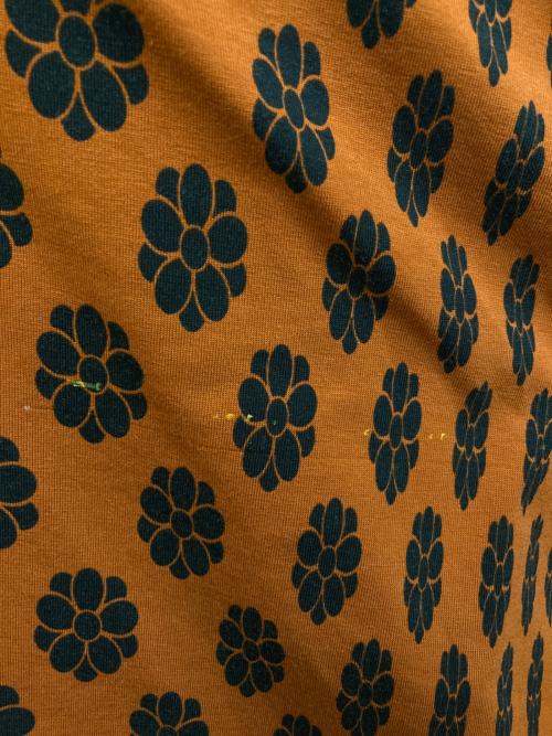 MM6 Maison Margiela（エムエムシックスメゾンマルジェラ）MM6 Maison Margiela (エムエムシックスメゾンマルジェラ) ポルカドットフラワーワンピース オレンジ サイズ:SIZE Sの古着・服飾アイテム