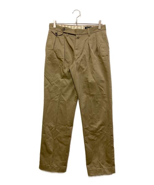 Barnstormer（バーンストーマー）BARNSTORMER (バーンストーマー) MACARTHUR2 2Tuck Trouser ベージュ サイズ:SIZE Mの古着・服飾アイテム