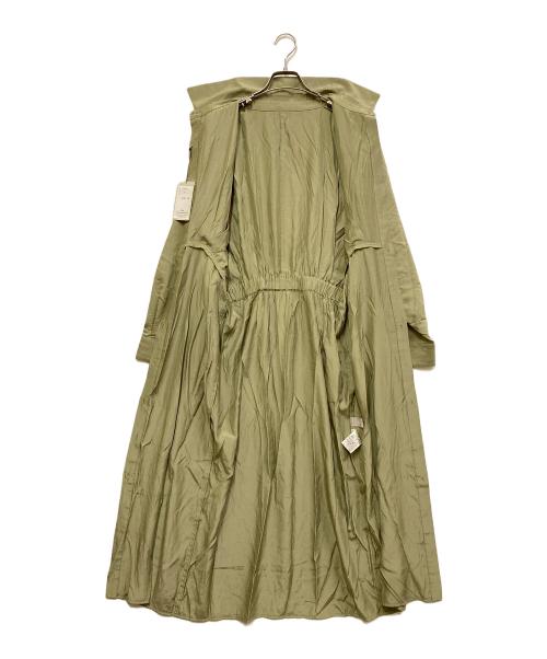 Audrey and John Wad（オードリーアンドジョンワッド）Audrey and John Wad (オードリーアンドジョンワッド) ブラウスワンピース カーキ サイズ:F 未使用品の古着・服飾アイテム