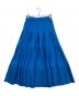 Dignite collier（ディニテ コリエ）の古着「3段プリーツスカート」｜ブルー