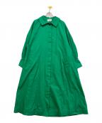 ETRE TOKYOエトレトウキョウ）の古着「ステンカラーコート」｜グリーン