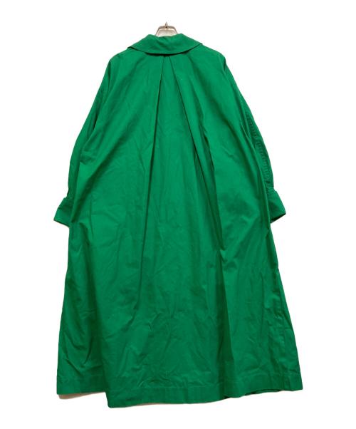 ETRE TOKYO（エトレトウキョウ）ETRE TOKYO (エトレトウキョウ) ステンカラーコート グリーン サイズ:Mの古着・服飾アイテム