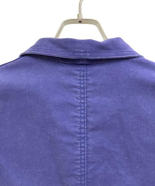 le travailleur gallice（ル・トラヴァイユール・ガリス）le travailleur gallice (ル・トラヴァイユール・ガリス) モールスキンワークジャケット ネイビー サイズ:5の古着・服飾アイテム