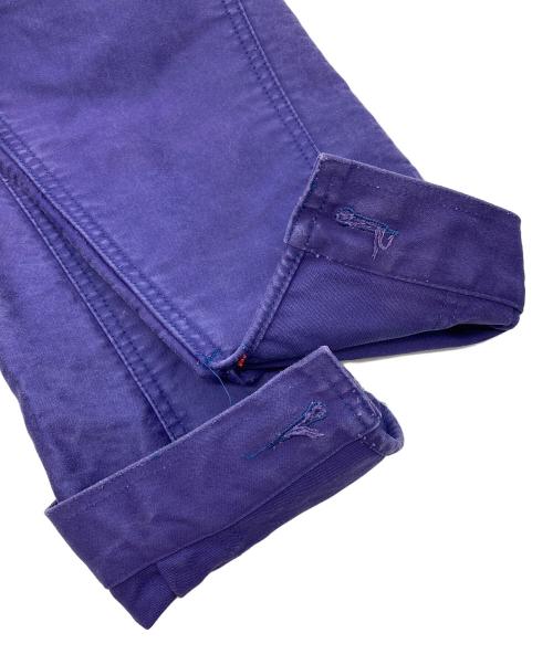 le travailleur gallice（ル・トラヴァイユール・ガリス）le travailleur gallice (ル・トラヴァイユール・ガリス) モールスキンワークジャケット ネイビー サイズ:5の古着・服飾アイテム