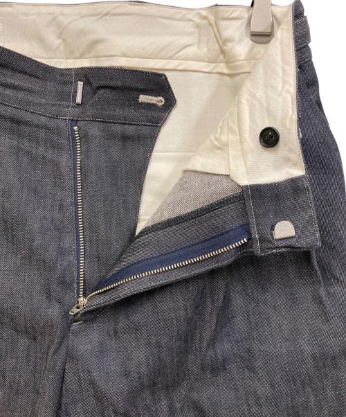 UNFOLK（アンフォーク）UNFOLK (アンフォーク) 24 Rigid denim 2tuck pants ネイビー サイズ:SIZE 2の古着・服飾アイテム