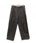 UNFOLK（アンフォーク）の古着「24 Rigid denim 2tuck pants」｜ネイビー