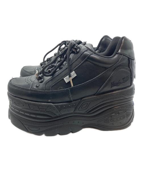 Yosuke（ヨースケ）Yosuke (ヨースケ) 厚底スニーカー ブラック サイズ:24cmの古着・服飾アイテム