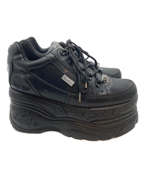 Yosuke（ヨースケ）Yosuke (ヨースケ) 厚底スニーカー ブラック サイズ:24cmの古着・服飾アイテム