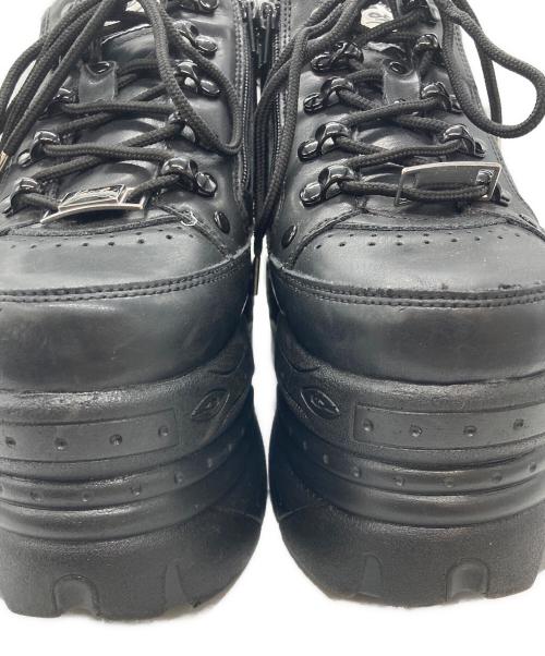 Yosuke（ヨースケ）Yosuke (ヨースケ) 厚底スニーカー ブラック サイズ:24cmの古着・服飾アイテム