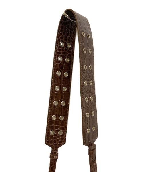 BIGOTRE（ビゴター）BIGOTRE (ビゴター) がま口ショルダーバッグ ブラウンの古着・服飾アイテム