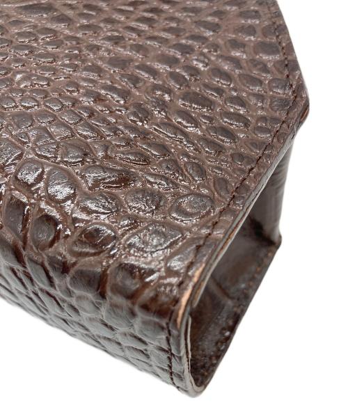 BIGOTRE（ビゴター）BIGOTRE (ビゴター) がま口ショルダーバッグ ブラウンの古着・服飾アイテム