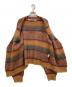 中古・古着 PERVERZE (パーバーズ) Stripe Mohair Wide Cardig ブラウン×パープル サイズ:SIZE Free：10000円