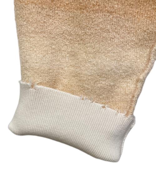 PERVERZE（パーバーズ）PERVERZE (パーバーズ) リバーシブルダメージ加工カーディガン ベージュ サイズ:Fの古着・服飾アイテム