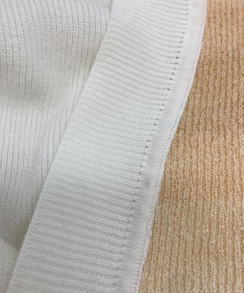 PERVERZE（パーバーズ）PERVERZE (パーバーズ) リバーシブルダメージ加工カーディガン ベージュ サイズ:Fの古着・服飾アイテム