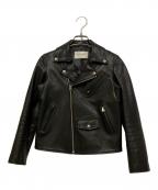 beautiful peopleビューティフルピープル）の古着「ダブルライダースジャケット」｜ブラック