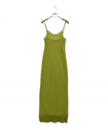 PERVERZE（パーバーズ）の古着「strap dress」｜ライトグリーン