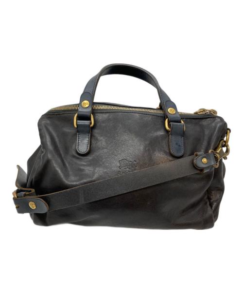 IL BISONTE（イル ビゾンテ）IL BISONTE (イル ビゾンテ) ショルダーバッグ ブラックの古着・服飾アイテム