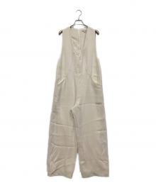 UN3D.（アンスリード）の古着「カーブラインオールインワン」｜ベージュ