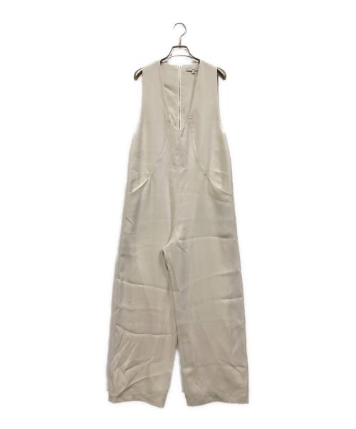 UN3D.（アンスリード）UN3D. (アンスリード) カーブラインオールインワン ベージュ サイズ:SIZE 38の古着・服飾アイテム