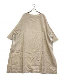 BEARDSLEY（ビアズリー）の古着「ニットコンビワンピース」｜ベージュ