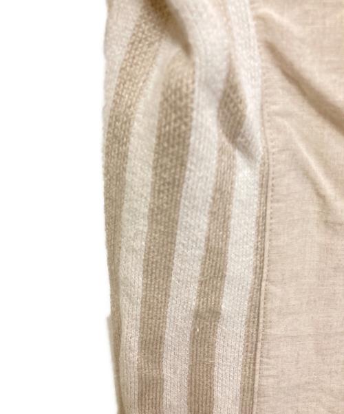 BEARDSLEY（ビアズリー）BEARDSLEY (ビアズリー) ニットコンビワンピース ベージュ サイズ:Freeの古着・服飾アイテム