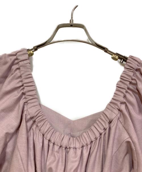 HER LIP TO（ハーリップトゥ）Her lip to (ハーリップトゥ) All Day Long Pleated Dress ピンク サイズ:Mの古着・服飾アイテム