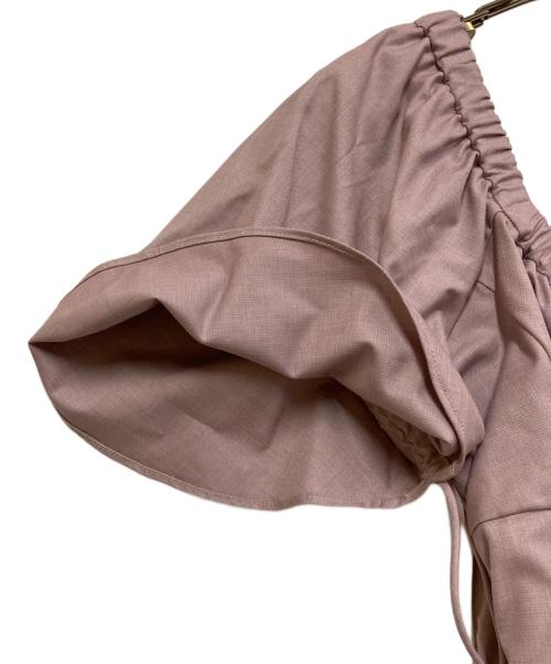 HER LIP TO（ハーリップトゥ）Her lip to (ハーリップトゥ) All Day Long Pleated Dress ピンク サイズ:Mの古着・服飾アイテム