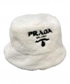 PRADAプラダ）の古着「テリークロスバケットハット」｜ホワイト