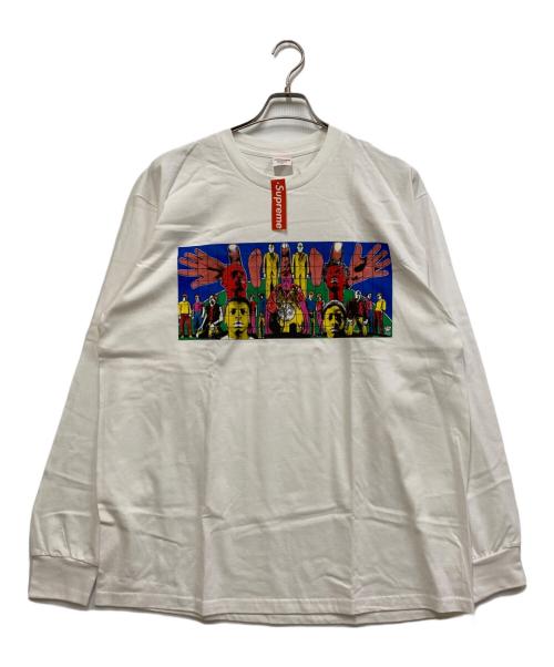 SUPREME（シュプリーム）Supreme (シュプリーム) Gilbert&George (ギルバート＆ジョージ) ロングスリーブカットソー ホワイト サイズ:XL 未使用品の古着・服飾アイテム