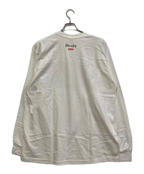 SUPREME（シュプリーム）Supreme (シュプリーム) Gilbert&George (ギルバート＆ジョージ) ロングスリーブカットソー ホワイト サイズ:XL 未使用品の古着・服飾アイテム
