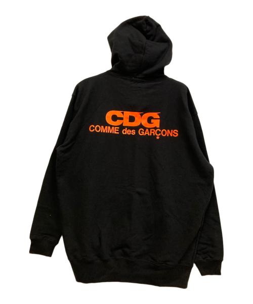 CDG COMME des GARCONS（シーディージー コムデギャルソン）CDG COMME des GARCONS (シーディージー コムデギャルソン) CDGジップパーカー ブラック サイズ:XXL 未使用品の古着・服飾アイテム
