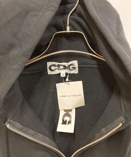 CDG COMME des GARCONS（シーディージー コムデギャルソン）CDG COMME des GARCONS (シーディージー コムデギャルソン) CDGジップパーカー ブラック サイズ:XXL 未使用品の古着・服飾アイテム
