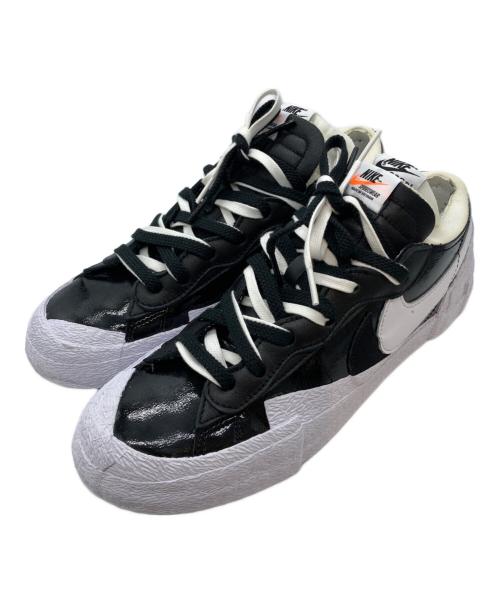 NIKE（ナイキ）NIKE (ナイキ) sacai (サカイ) BLAZER LOW ホワイト×ブラック サイズ:27.5の古着・服飾アイテム