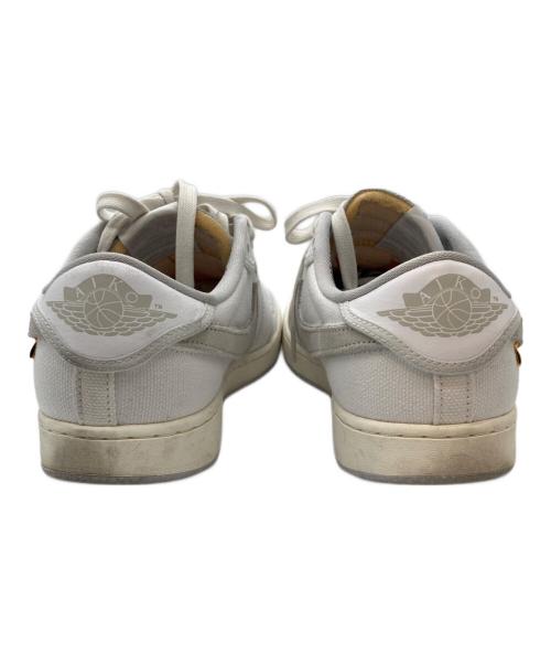 NIKE（ナイキ）NIKE (ナイキ) Air Jordan 1 Low KO ホワイト×グレー サイズ:27.5の古着・服飾アイテム